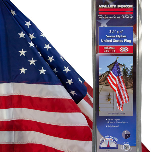 Valley Forge - 60650-T - American Flag 30 in. H x 48 in. W