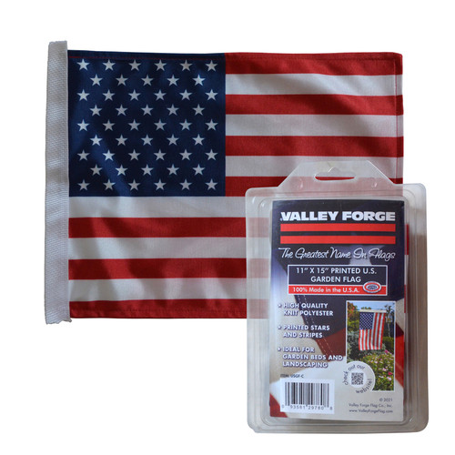 Valley Forge - USGF-C - American Garden Flag 12 in. H x 18 in. W