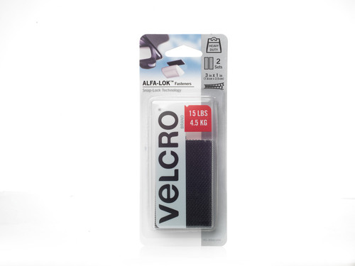 Velcro - VEL-30642-USA - Alfa-Lok Plastic Mounting Strips 3 in. L - 2/Pack