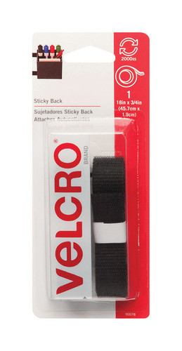 Velcro - 90078 - Hook and Loop Fastener 18 in. L - 1/Pack