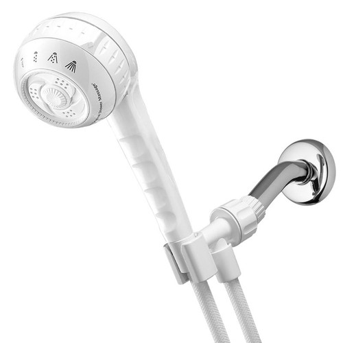 WaterPik - SM-451E - PowerSpray White Plastic 4 settings Handheld Showerhead 1.8 gpm