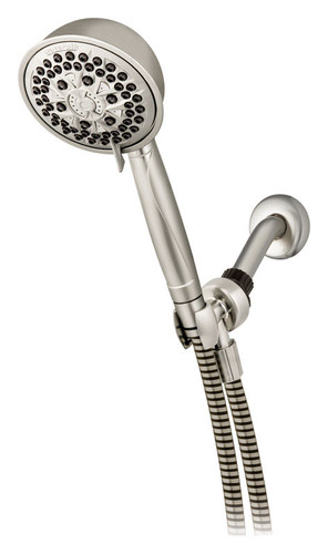 WaterPik - XFT-769E - PowerPluse Massage Brushed Nickel 7 settings Handheld Showerhead 1.8 gpm