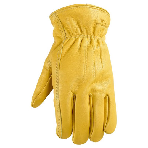 Wells Lamont - 1108XL-NEW - Men's Outdoor Cowhide Leather Work Gloves Yellow XL 1 pair