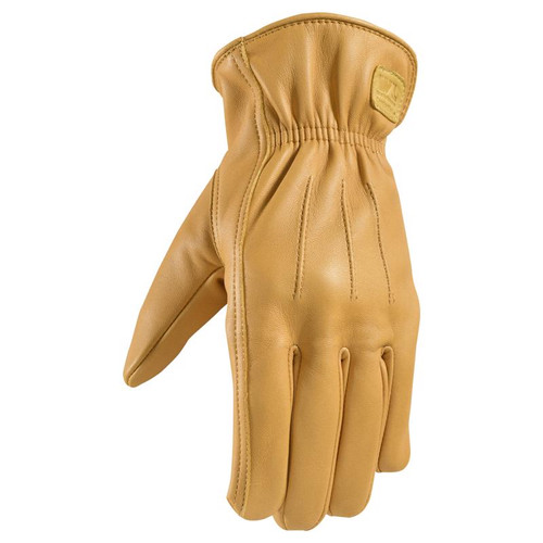 Wells Lamont - 984MC - Men's Leather Driver Gloves Yellow M 1 each