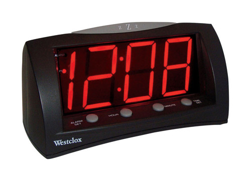 Westclox - 66705A - 3 in. Black Alarm Clock Digital