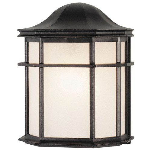 Westinghouse - 66898 - Textured Black Switch Incandescent Wall Lantern