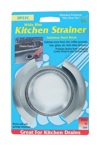 Whedon - DP22C - 4-1/2 in. Dia. Chrome Stainless Steel Sink Strainer