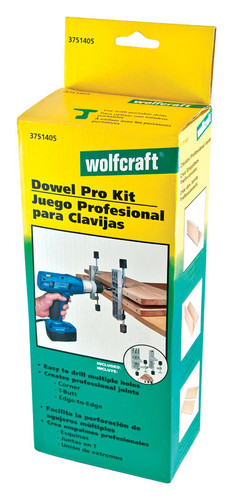 Wolfcraft - 3751 - Aluminum Doweling Jig 1-1/4 in. Silver 67/pc.