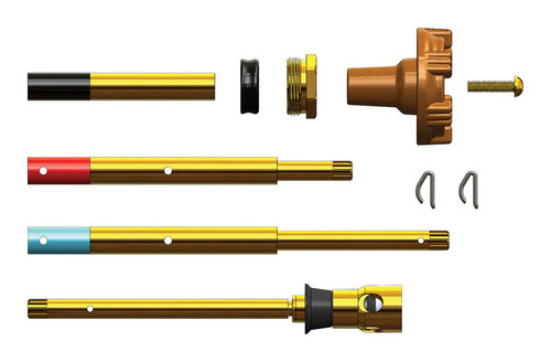 Woodford - RK-ADJ-PRV - Brass Adjustable Rod with Pressure Relief Valve