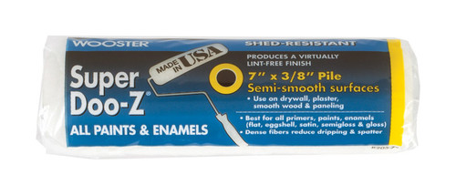 Wooster - R205-7 - Super Doo-Z Fabric 7 in. W x 3/8 in. Paint Roller Cover - 1/Pack