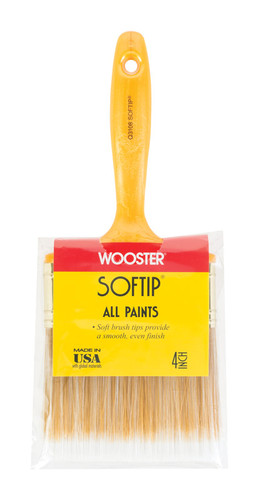 Wooster - Q3108-4 - Softip 4 in. W Flat Paint Brush