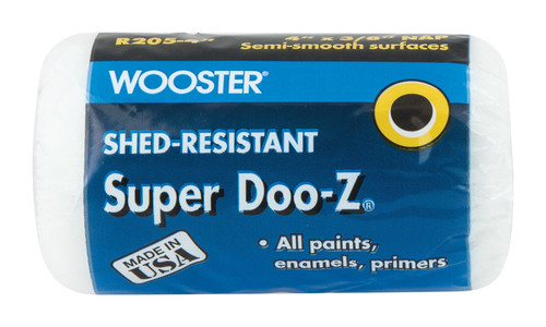 Wooster - R205-4 - Super Doo-Z Fabric 4 in. W x 3/8 in. Paint Roller Cover - 1/Pack