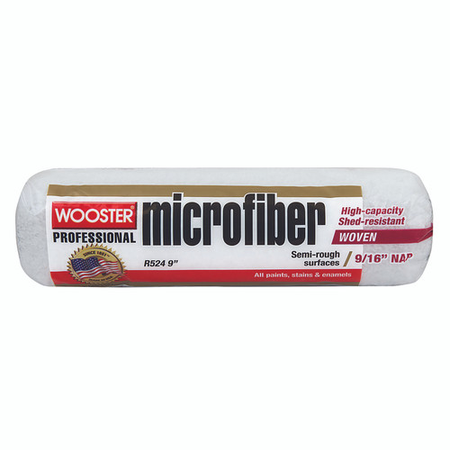 Wooster - R524-9 - Microfiber 9 in. W x 9/16 in. Paint Roller Cover - 1/Pack