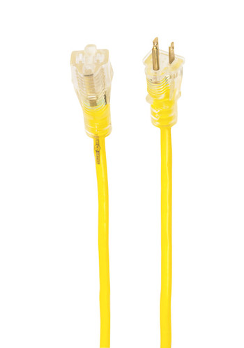 Yellow Jacket - 2887AC - Outdoor 50 ft. L Yellow Extension Cord 14/3 SJTW