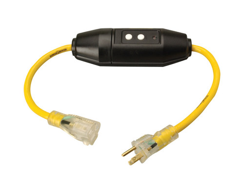 Yellow Jacket - 2817 - Outdoor 2 ft. L Yellow Extension Cord 12/3 SJTW