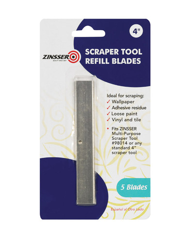 Zinsser - 98015 - 4 in. W Steel Fixed Scraper Refill Blades