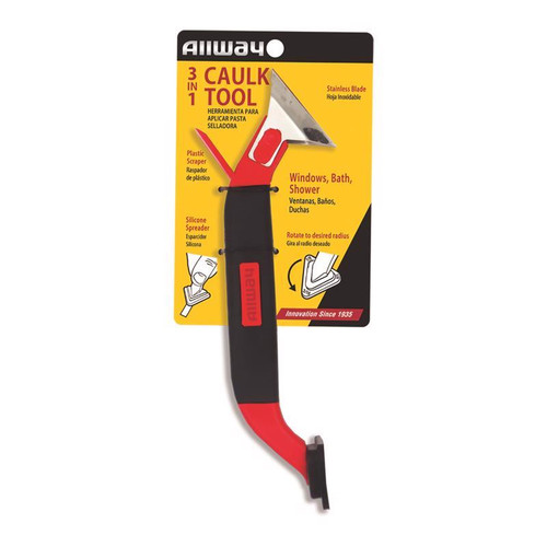 Allway - CT31 - Black/Orange Plastic Caulk Remover Tool 1 pk