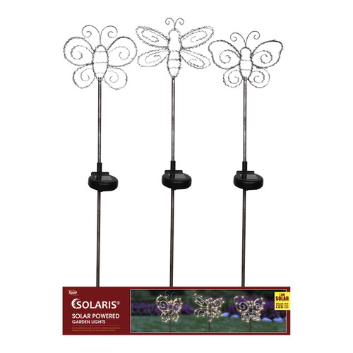 Alpine - SLL2292A - Assorted Metal 34 in. H Outdoor Garden Stake