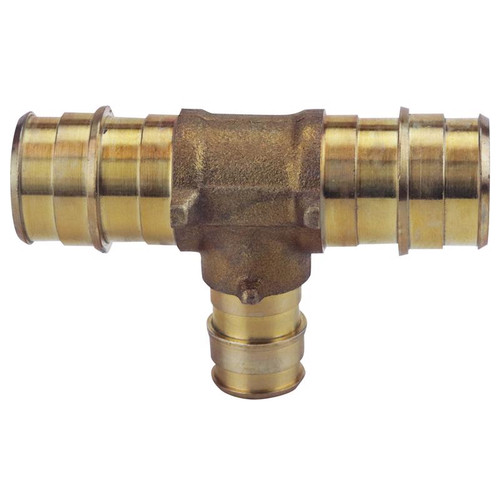 Apollo - EPXT343412 - PEX-A 3/4 in. Expansion PEX in to T X 3/4 in. D Barb Brass Reducing Tee