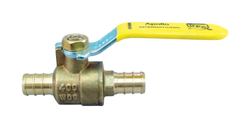 Apollo - APXV1212 - 1/2 in. PEX Barb in to T X 1/2 in. S PEX Brass Stop Valve