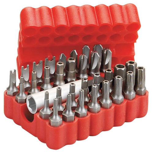 Best Way Tools - 45002 - Hex 1 in. L Security Bit Set Carbon Steel 33 pc