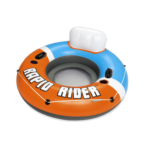 Bestway - 43116E - Hydro- Force Multicolored Vinyl Inflatable Rapid Rider Floating Tube