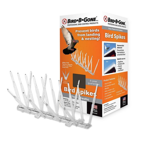 Bird-B-Gone - MM2000-5/6 - Bird Repelling Spikes For Assorted Species 1 pk