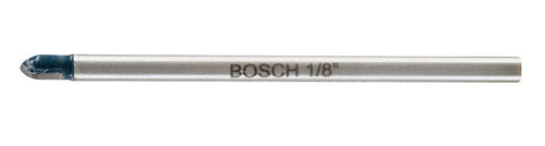 Bosch - GT100 - 1/8 in. S X 4 in. L Carbide Tipped Glass and Tile Bit 1 pc