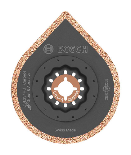 Bosch - OSL234HG - Starlock 2-1/2 in. S X 4 in. L Carbide Grout Removal Blade 1 pk