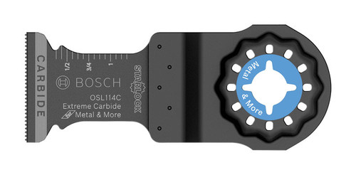 Bosch - OSL114C - Starlock 1-1/4 S X 4 in. L Carbide Plunge Blade 1 pk