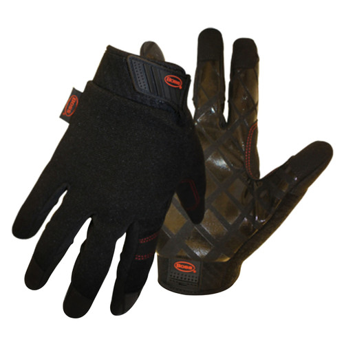 Boss - 5211L - Diamond Grip Mechanic's Glove Black L 1 pair
