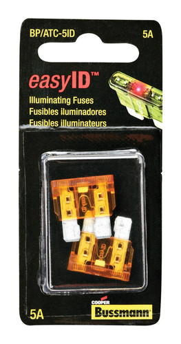 Bussmann - BP/ATC-5ID - EasyID 5 amps Illuminating Fuse 2 pk