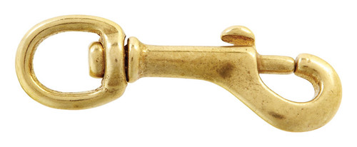 Campbell - T7625614 - 5/8 in. D X 3-1/16 in. L Polished Bronze Bolt Snap 40 lb