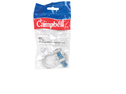 Campbell - T9640635 - Galvanized Forged Carbon Steel Anchor Shackle 1