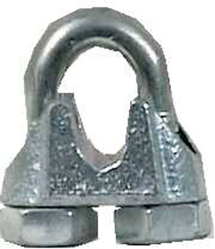Campbell - T7670419 - Electrogalvanized Malleable Iron Wire Rope Clip 1 in. L