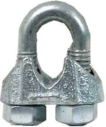 Campbell - T7670449 - Electrogalvanized Malleable Iron Wire Rope Clip 1-1/2 in. L
