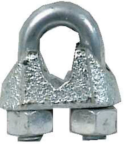 Campbell - T7670439 - Electrogalvanized Malleable Iron Wire Rope Clip 1-1/2 in. L