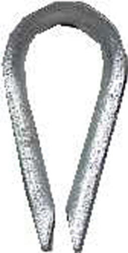 Campbell - T7670649 - Galvanized Zinc Wire Rope Thimble 3/8 in. L