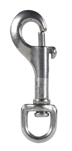Campbell - T7631804 - 1/2 in. D X 2-15/16 in. L Polished Stainless Steel Bolt Snap 50 lb