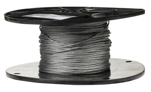 Campbell - 7000227 - Chain Galvanized Galvanized Steel 1/16 in. D X 500 ft. L Aircraft Cable