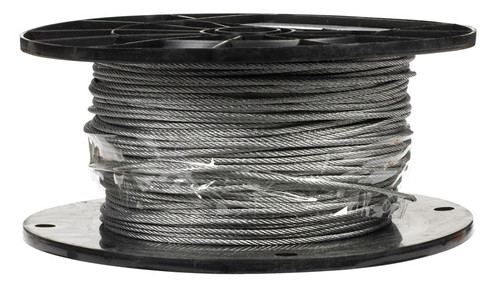 Campbell - 7000327 - Chain Galvanized Galvanized Steel 3/32 in. D X 500 ft. L Aircraft Cable