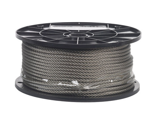 Campbell - 7000626 - Chain Electro-Polish Stainless Steel 3/16 in. D X 250 ft. L Cable