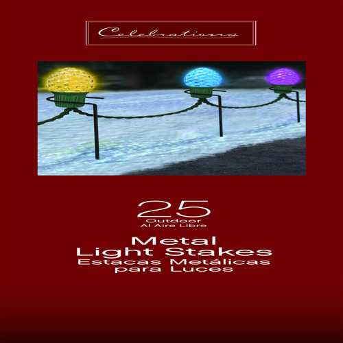 Celebrations - 71002-25BOSACP - Light Stake 25 ct