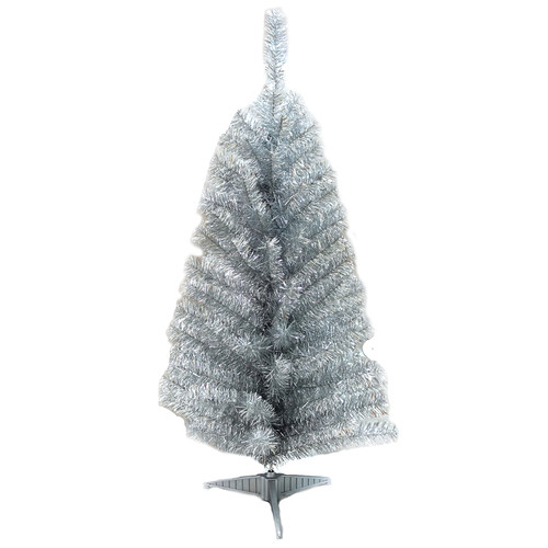 Celebrations - B-21320B - Silver Tinsel Tree Indoor Christmas Decor