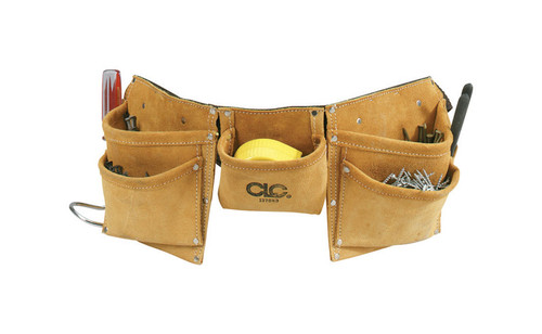 CLC - I370X3 - 29 in. 46 in. Leather/Suede Work Apron Tan 1 pk