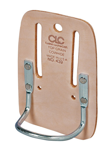 CLC - 439CS - 1 pocket Leather Hammer Holder 3.9 in. L X 5.8 in. H Tan