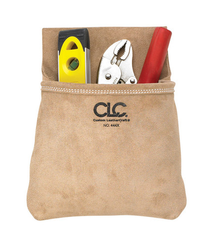 CLC - 444X - 1 in. W X 12.75 in. H Suede Tool Pouch 1 pocket Tan 1 pc