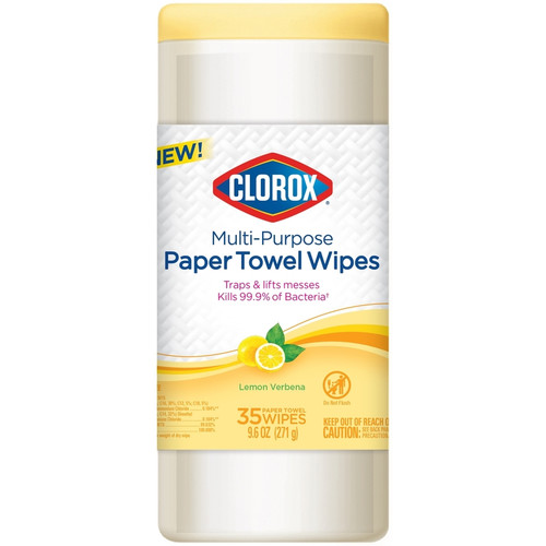 Clorox - 32580 - Lemon Verbena Scent Disinfecting Wipes 35 ct