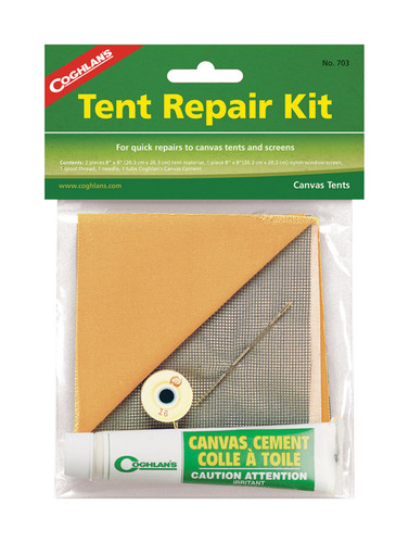 Coghlan's - 703 - Gray Tent Repair Kit 6.625 in. H X 8 in. W X 8 in. L 1 pk