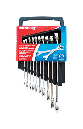 Crescent - CCWS3-05 - Assorted S 12 Point Metric Wrench Set 10 pk